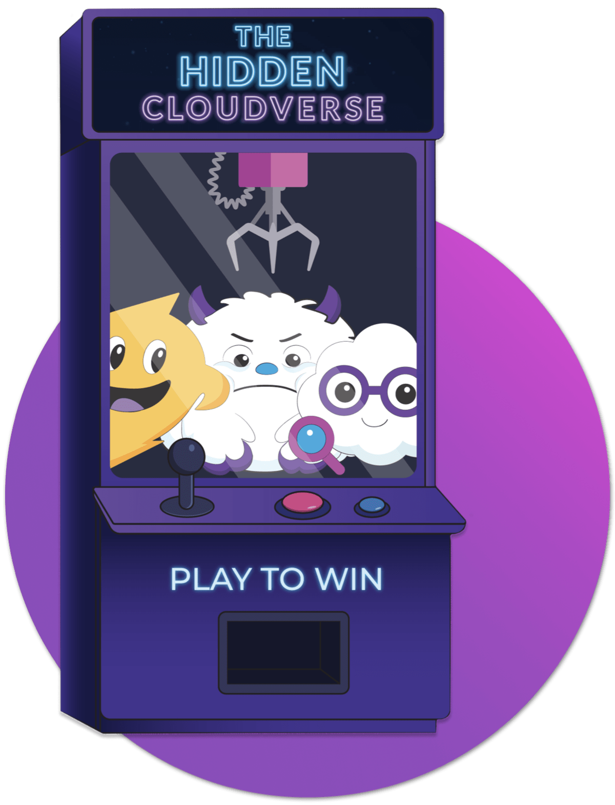Hidden Cloudverse stuffy claw game